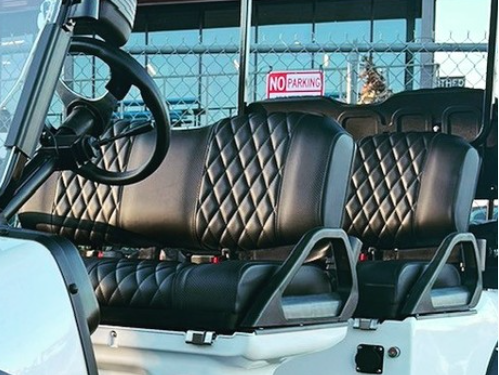EVolution Forester Black Diamond Golf Car Seat Covers